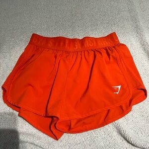 Gymshark Training Loose Fit Shorts, Orange, Small